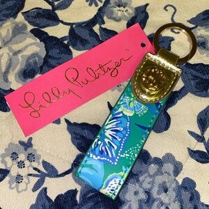 NWT Lilly Pulitzer GWP Tassel Key Fob